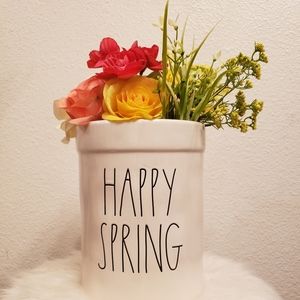 Rae Dunn "Happy Spring" Utensil Crock